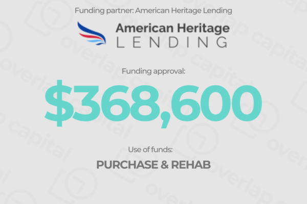 From Solar Panels to Property: $368,600 Secured for Purchase & Rehab